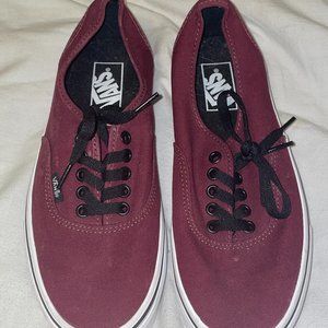 Authentic Vans - Port Royale Red/Black [Brand New/Never Worn]